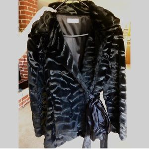 Black fury elegant coats